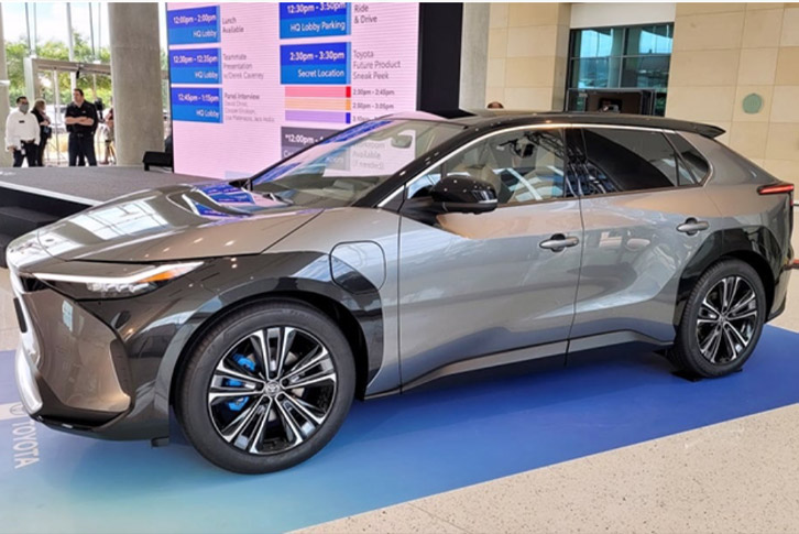 Toyota giới thiệu nhiều mẫu xe điện EV mới trong thời gian gần đây