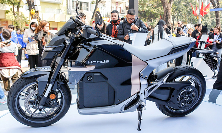 Xe máy điện Honda WN7 là đối thủ trực tiếp của Harley-Davidson LiveWire